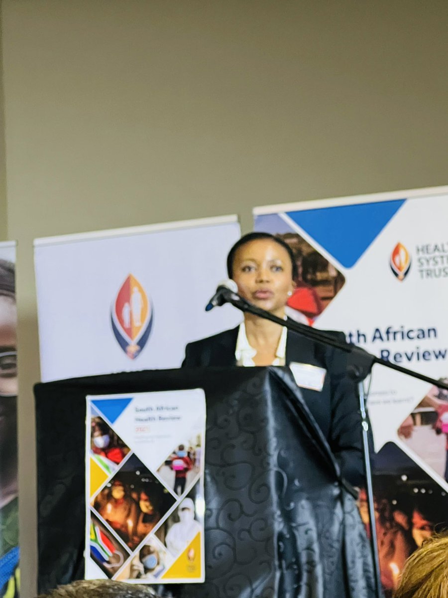 MrsMaswime's tweet photo. As Chair of the Health Systems Trust Research committee, I had the great pleasure of doing the opening address at the launch of the South African Health Review. Congratulations to the amazing team on the amazing work. With the Minister of Health Dr Joe Phaahla, DVC @MoshabelaMosa https://t.co/4zFLlqTTNC