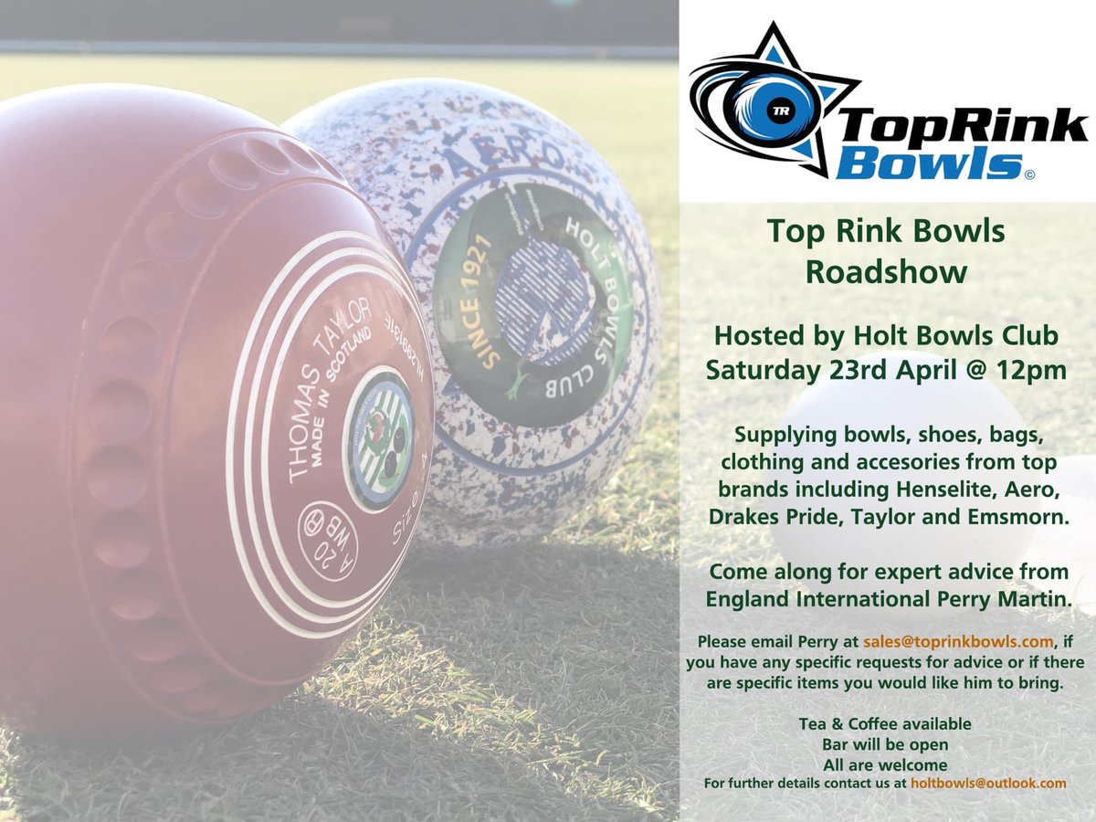 Holt Bowls Club tweet media