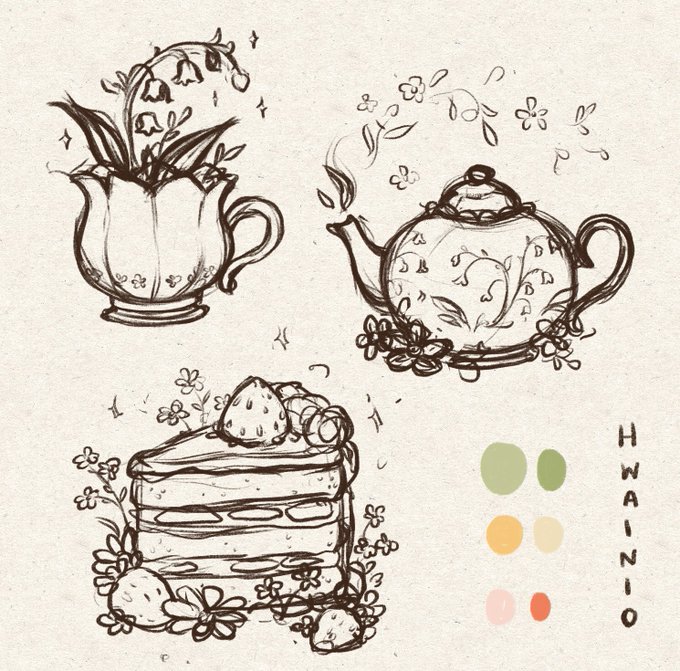 These are my sketches for the patre💛n tiers! 