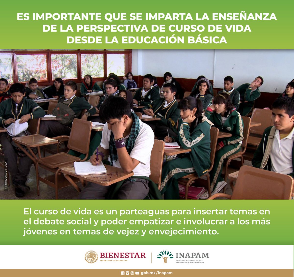 INAPAM's tweet photo. El #CursoDeVida es un parteaguas para insertar temas en el debate social y poder empatizar e involucrar a los más jóvenes en temas de #vejez y #envejecimiento. 👉https://t.co/LyaxEK5Rmb
@SSalud_mx
@SSaludCdMx
@ISSSTE_mx
@Tu_IMSS
@Geriatriamexico https://t.co/S8yNKSdN3d