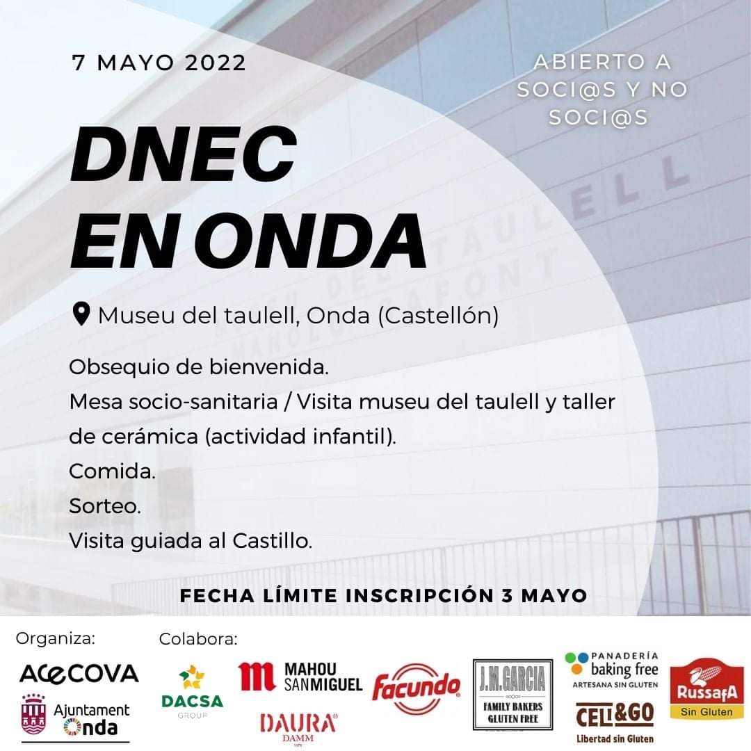 Acecova's tweet photo. Segunda parada, #Onda!
Gracias a la ayuda de @AjuntamentONDA podremos disfrutar de una jornada de lo más completa con charla sobre la actualización de la EC de nuestra querida Lidón Pascual.
Toda la información en este enlace https://t.co/BgYd0cKDvC
#DNEC #DNEC2022CV https://t.co/KzPgpACLX7