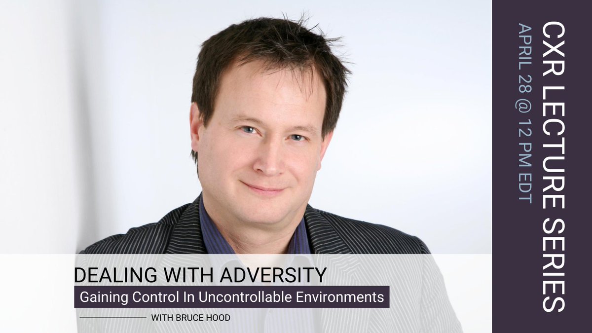 CareerXroads's tweet image. In adversity, we strive to find a way out and we can do the same with our minds.

In our next #CXRLectureSeries, we speak with award-winning psychologist Bruce Hood, who will explain our brains&apos; reactions in adverse situations.

April 28 @ 12pm EDT

l.cxr.works/3vpVE