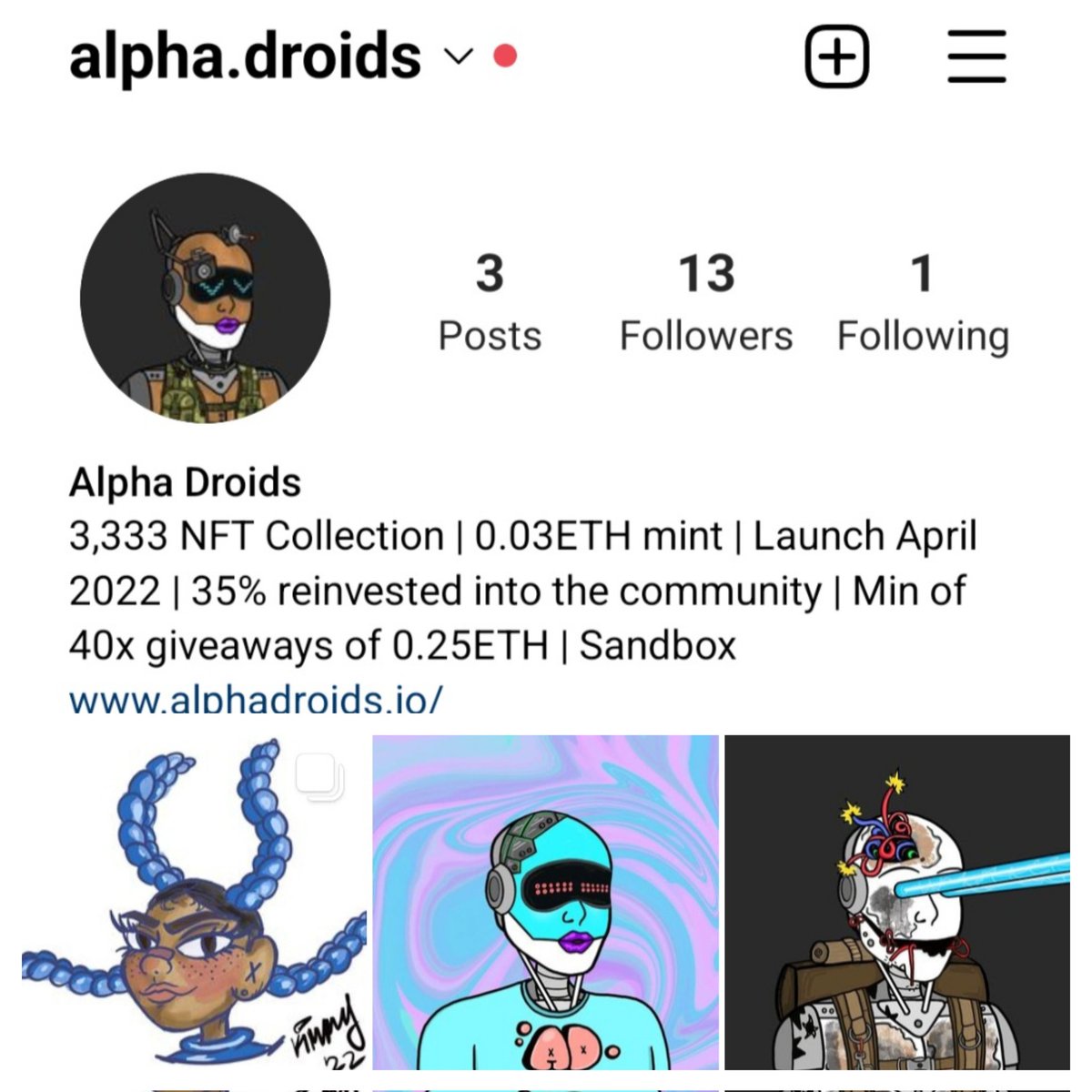 🔥 🔥 Oh Hello #instagram 🔥 🔥 

Official Account: alpha.droids instagram.com/invites/contac…

#LFG #NFTdrop #nftlover #WomenInNFTs #NFTartwork