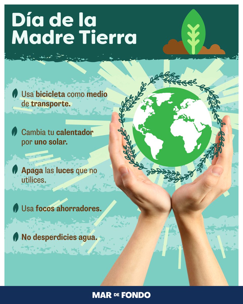 ¡Es momento de actuar! 🌎 Nuestro planeta pide ayuda a gritos. 

Hay acciones que podemos hacer en nuestra vida diaria para contrarrestar un poco el gran daño que hemos hecho al medio ambiente. 

#DiaDeLaMadreTierra  #planetatierra #calentamientoglobal #cambioclimático