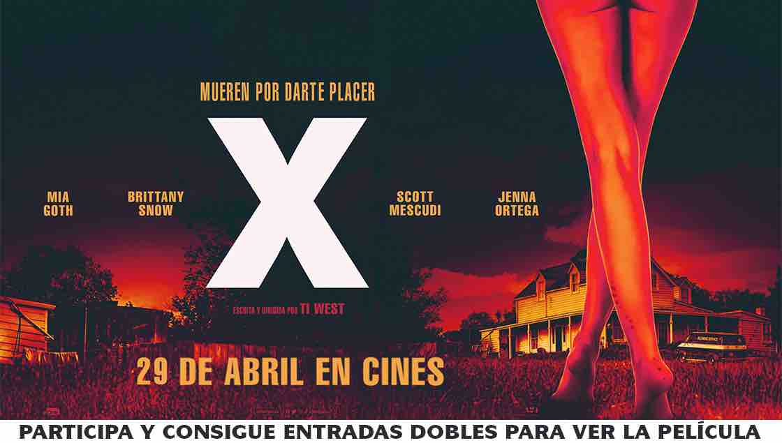 #SORTEO

Llévate una de las entradas dobles que sorteamos para ver "X" 

RT + FOLLOW (<a href="/MoobysEs/">Moobys.es</a> &amp; @eOneSpain) + INVITA A UN AMIGX A PARTICIPAR. Recuerda usar el hashtag #XLaPelícula

Más info aquí: moobys.es/2022/04/llevat…