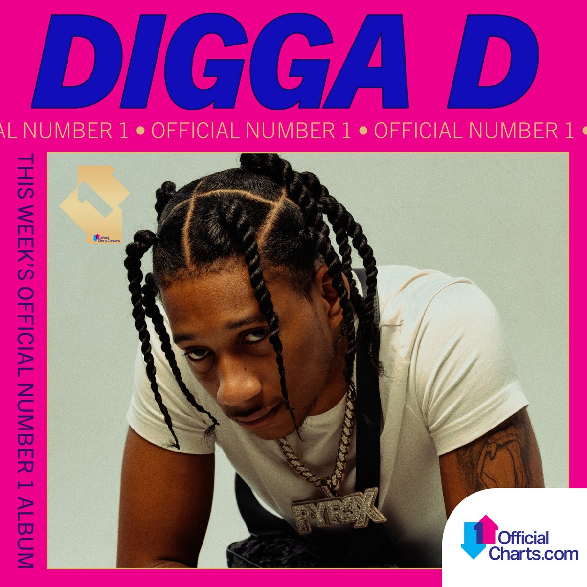 officialcharts's tweet photo. ❤️‍🔥 ICYMI ❤️‍🔥

#DiggaD tops the Official Albums Chart: https://t.co/clM0vMgwgE

#HarryStyles rules the Official Singles Chart: https://t.co/Fg1PWj4rst https://t.co/yCXjExbsBV