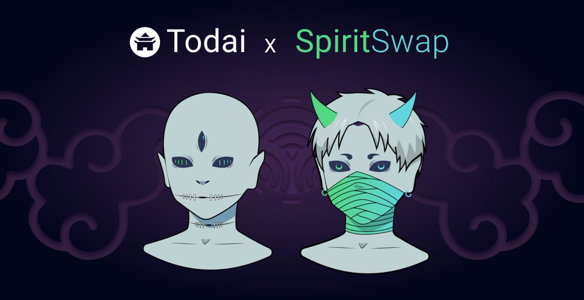 SilverSwap (@silverswapdex) on Twitter photo Today, you'll have the opportunity to win 2 #NFTs to celebrate our partnership with <a href="/todaiworld/">Todai - NFT Platform</a> a new NFT Platform on Fantom๐
๐2 rare Soully Yokais to win !
Steps to participate :
1โฃFollow us and <a href="/todaiworld/">Todai - NFT Platform</a>
2โฃRT and Like this post
Duration: 48 hours โฐ
#NFTGiveaway $FTM Today, you'll have the opportunity to win 2 #NFTs to celebrate our partnership with <a href="/todaiworld/">Todai - NFT Platform</a> a new NFT Platform on Fantom๐
๐2 rare Soully Yokais to win !
Steps to participate :
1โฃFollow us and <a href="/todaiworld/">Todai - NFT Platform</a>
2โฃRT and Like this post
Duration: 48 hours โฐ
#NFTGiveaway $FTM