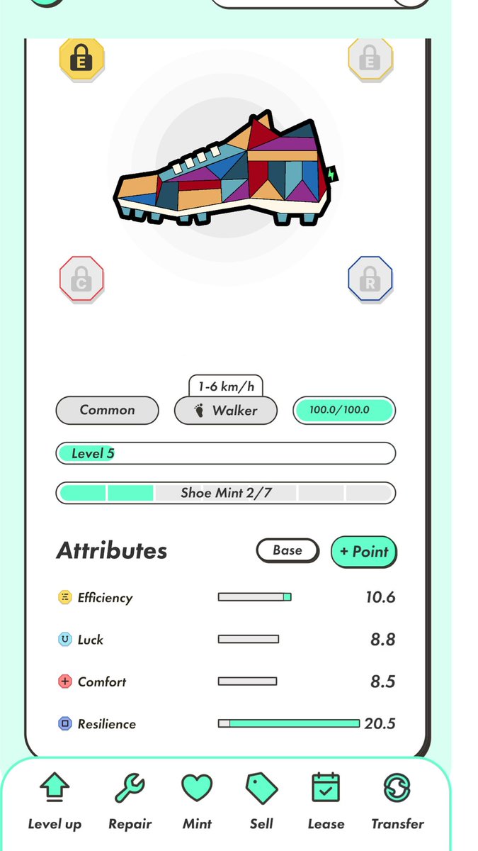 STEPNはじめました！
無事1足目げっと👟
お安めのスニーカーに🙄
#stepn #STEPNFanJapan #スニーカー #仮想通貨