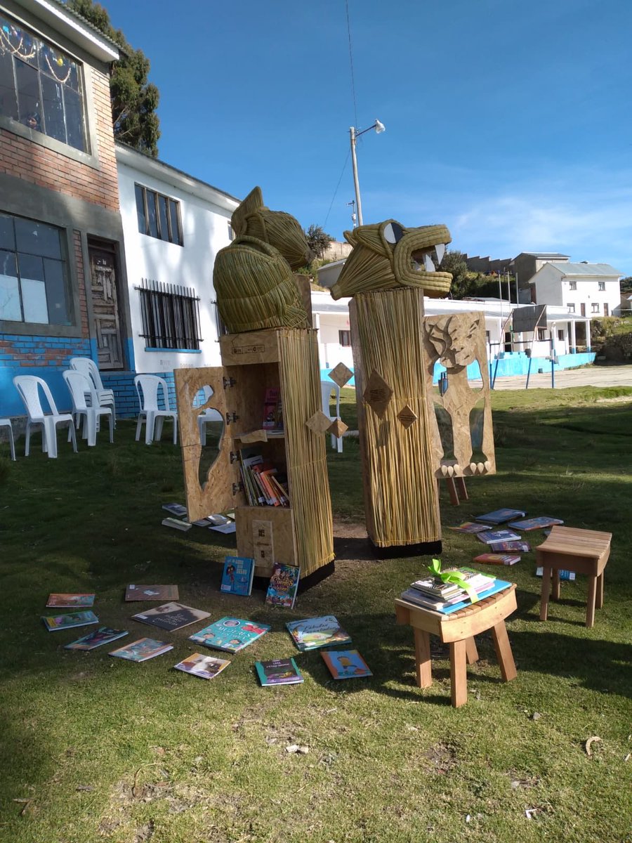 EmbajadaEspLPaz's tweet photo. ⁦@CCELAPAZ⁩ ha llagado a la comunidad Challapampa, Isla del Sol, con MeMO, Mediateca Movil que viaja por #Bolivia al encuentro de comunidades alejadas del panorama de la gestión cultural https://t.co/rBySiaKjUa