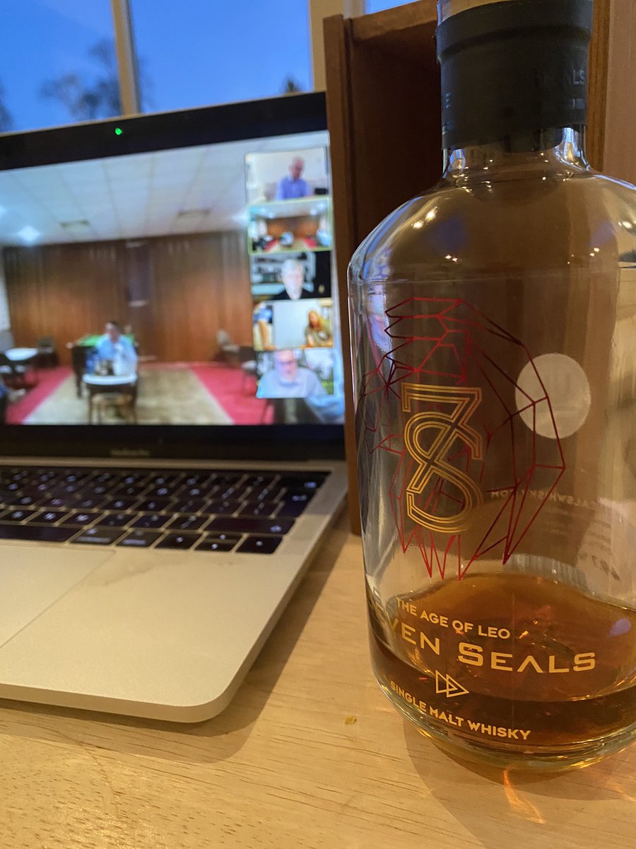 Tuning into Dom Roskrow’s World Whisky tasting for the Sassenachs Dram #Whisky club->