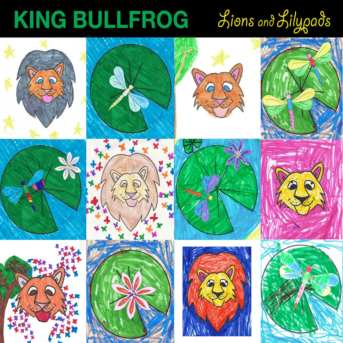 Happy Earth Day! We are thrilled to announce that our debut album “Lions &amp; Lilypads” is available on all platforms! We want to thank our friends, family, supporters, and Grammy-winning producer for making this a reality!

linktr.ee/kingbullfrogmu…