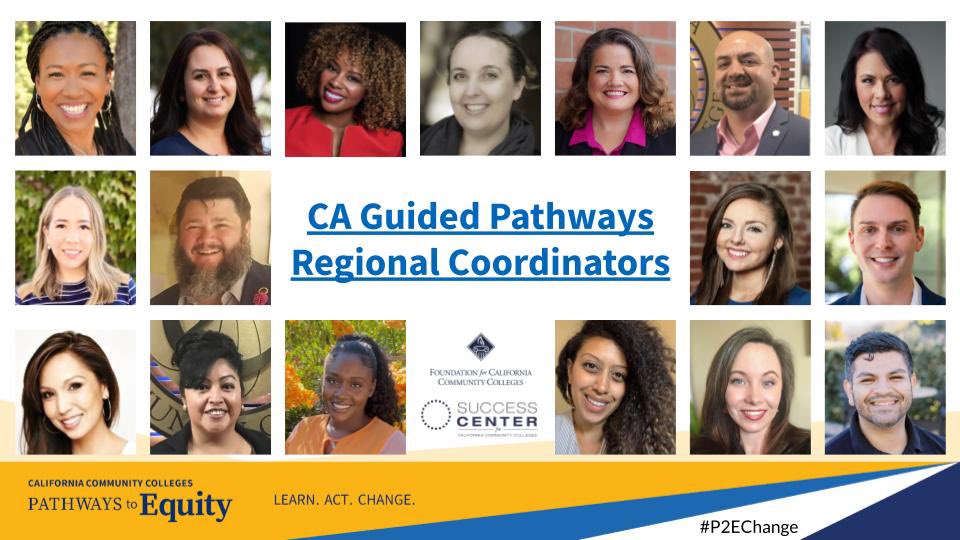 I’m so proud of our #GuidedPathways Implementation Team for their work on the #P2EChange convening.  Ready for part #2 of today’s sessions with the Greater Los Angeles, Inland Empire, and Great North Regions. Let’s do this!