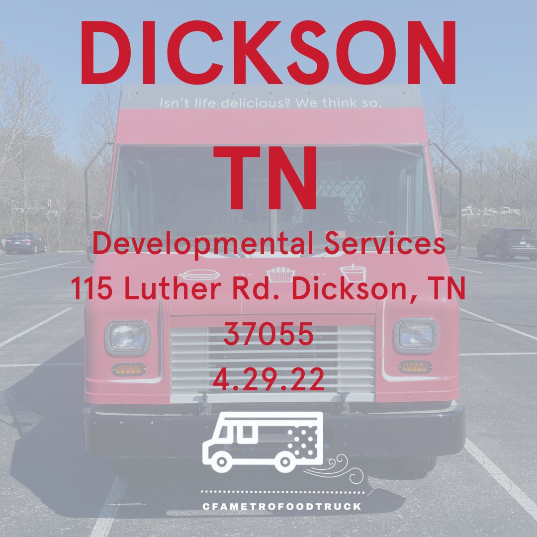 DSDC_INFO's tweet photo. We are excited to announce the Chick-fil-A food truck will be at our main office Friday April 29th from 11am-2pm! https://t.co/bLbrBJwpm1