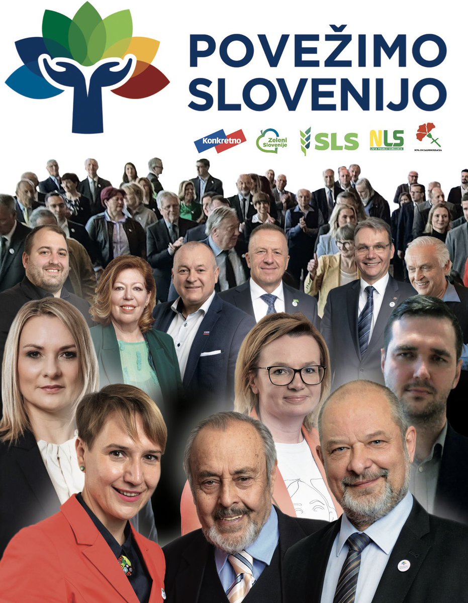 Slovenijo želimo spremeniti v državo sodelovanja. Z odličnimi kandidati #PovežimoSlovenijo🤝🇸🇮 smo prepričani v dober rezultat. Vnaprej se vam zahvaljujemo za vaše glasove. Družba, v kateri skrbimo drug za drugega, je naš cilj. Zaupajte nam. Skupaj naprej.