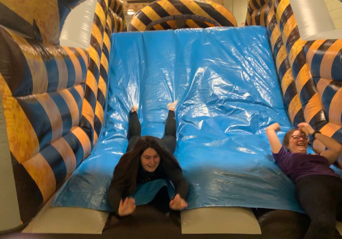 fasidelunchclub's tweet photo. Who had more fun today, our staff or the kids? 🙈 Great last day down with @PSGLunchclub for some inflatable fun along with loads of lovely food. So nice to see kids enjoying themselves with their families there too. https://t.co/qVzk0mEZ11