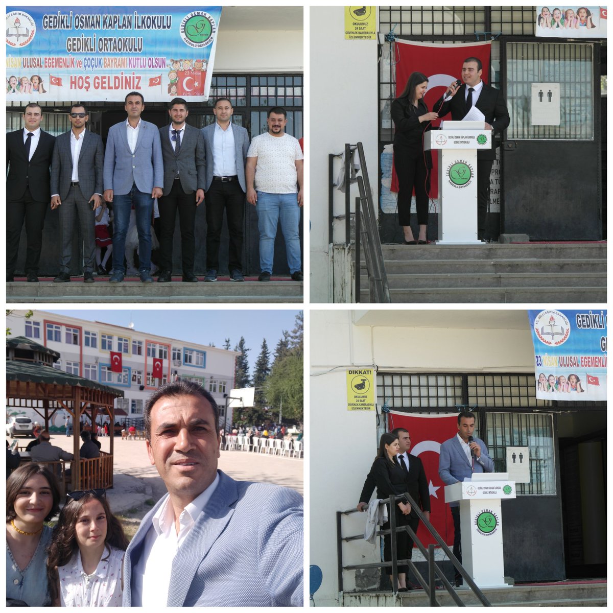 GedikliKaplan's tweet photo. 23 Nisan Bayramı  Büyük Sevinç ve Onur Günü.🇹🇷

Çocuklarımızla #23Nisan Ulusal Egemenlik ve Çocuk Bayramı’nı kutluyoruz…Çok Eğlendik ☺️

Emeği Geçenleri öğrencilerimizi ,Öğretmen ve  Velilerimizi Tebrik ediyoruz...@SinanKorkmaz53 @MusaYildirim27 https://t.co/wQdfYRa3pB