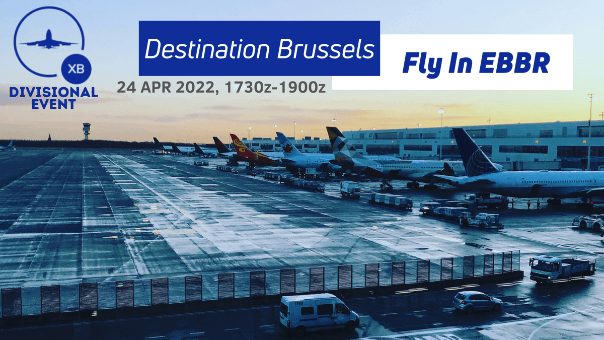 Hello dear pilots! 

Our event departement did it again! They've prepared a nice event for you to enjoy! 

📅 Date: 24/04/2022
🕓 Time: 17:30z

Cedric will also have his APC training during the event, wish him good luck! 

See you soon and welcome to our airspace!