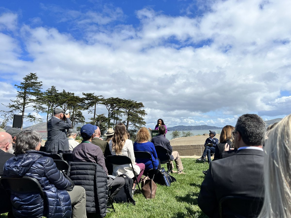 Celebrating Earth Day and the opening of Battery Bluffs- the reconnection of the Bay to the historic heart of the <a href="/presidiosf/">Presidio of San Francisco</a>