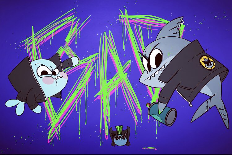 Bad Hank premiered today! The higher the collar the closer to BAD 🖤⚡️
Written by Josh Riley Brown
Boards <a href="/EmilyGerich/">Emily Gerich</a> @optionjoe <a href="/jesseyangart/">Jesse Yang</a> 
Supervision <a href="/mikecarloooyeah/">Mike Carlo</a> 
Song Writing: Kat Raio Rende &amp; JP Rende
#babysharksbigshow #nickelodeon #nickjr #pinkfong #animation
