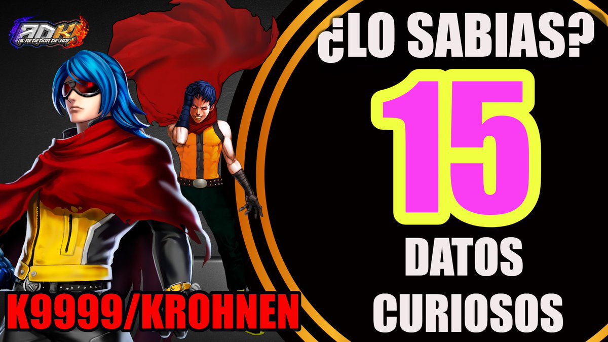 IORI YAGAMI 15 DATOS CURIOSOS (PARTE 5) 