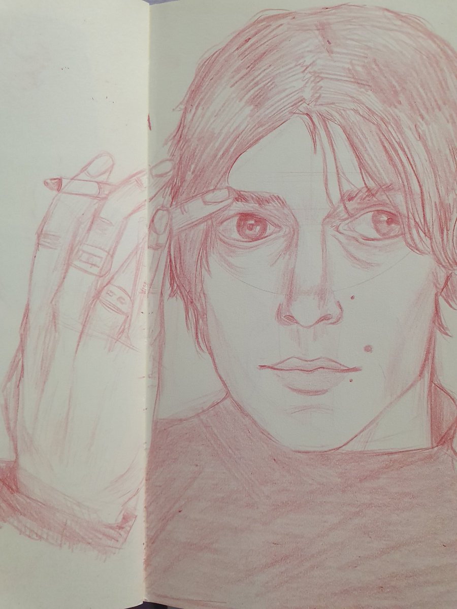 Nakyum_kh's tweet photo. Estoy practicando rostros y realismo 
#realismo #retrato #dibujo #viral #normanreedus https://t.co/UgwUTD4Fh7