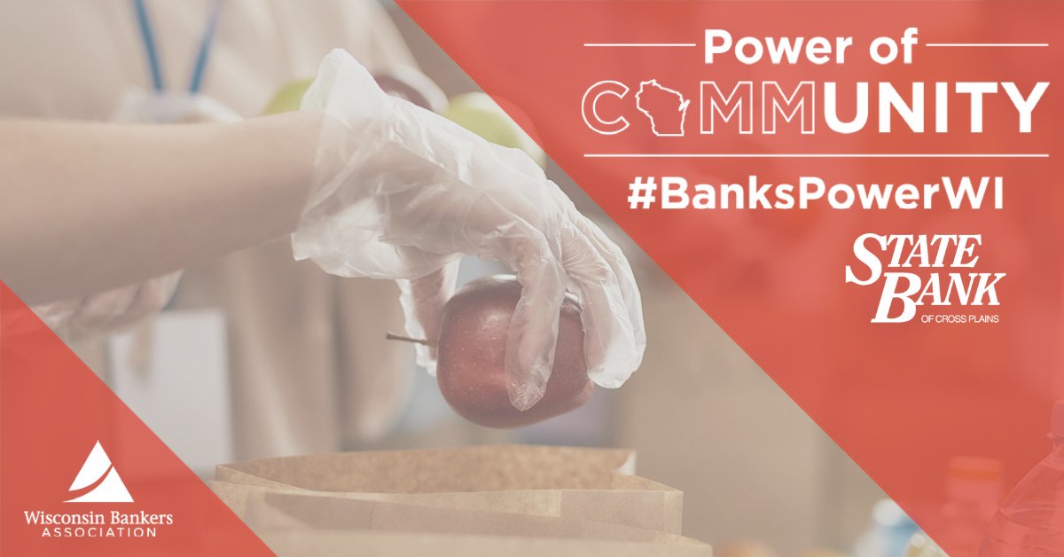statebankofcp's tweet photo. Another #PowerOfCommunityWeek, in the books! A huge thank-you to all of the dedicated SBCP team members, community organizations, and fellow volunteers who made this year's version so special, as well as @wisbank for urging everyone to do their part. Until next year! https://t.co/V3ZaFNcd45