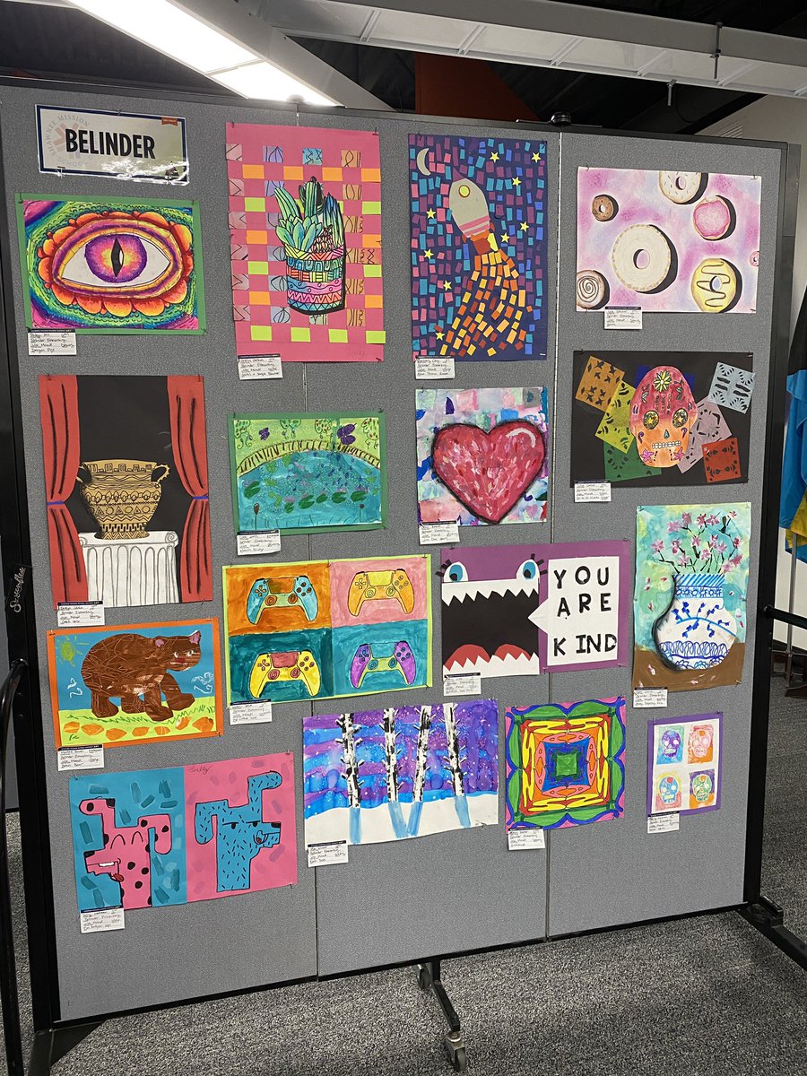 So proud of the students representing Belinder in this year’s R&amp;D forum!! Go check out their work at the CAA, April 25-28, 3-5 pm! 🎨🌈 <a href="/theSMSD/">SM School District</a>
