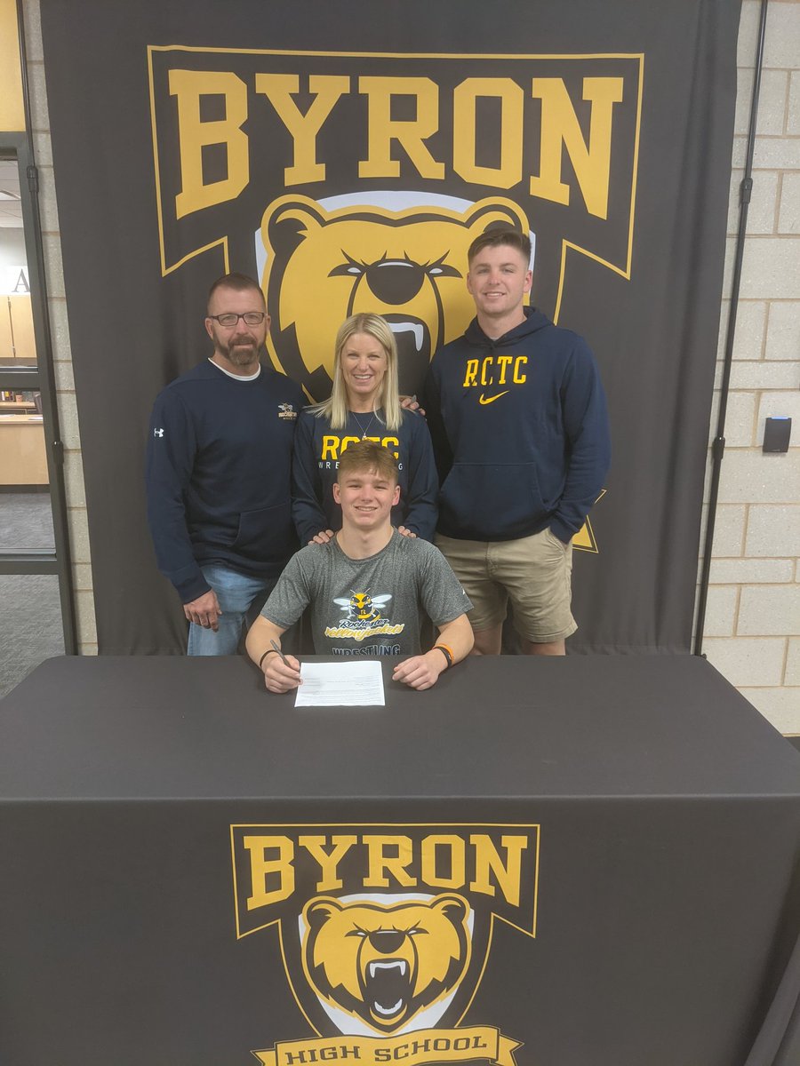 Congratulations Jake Thompson! Good luck @RCTCAthletics Be proud of your accomplishments. RCTC is not only getting a good wrestler but an amazing human being.