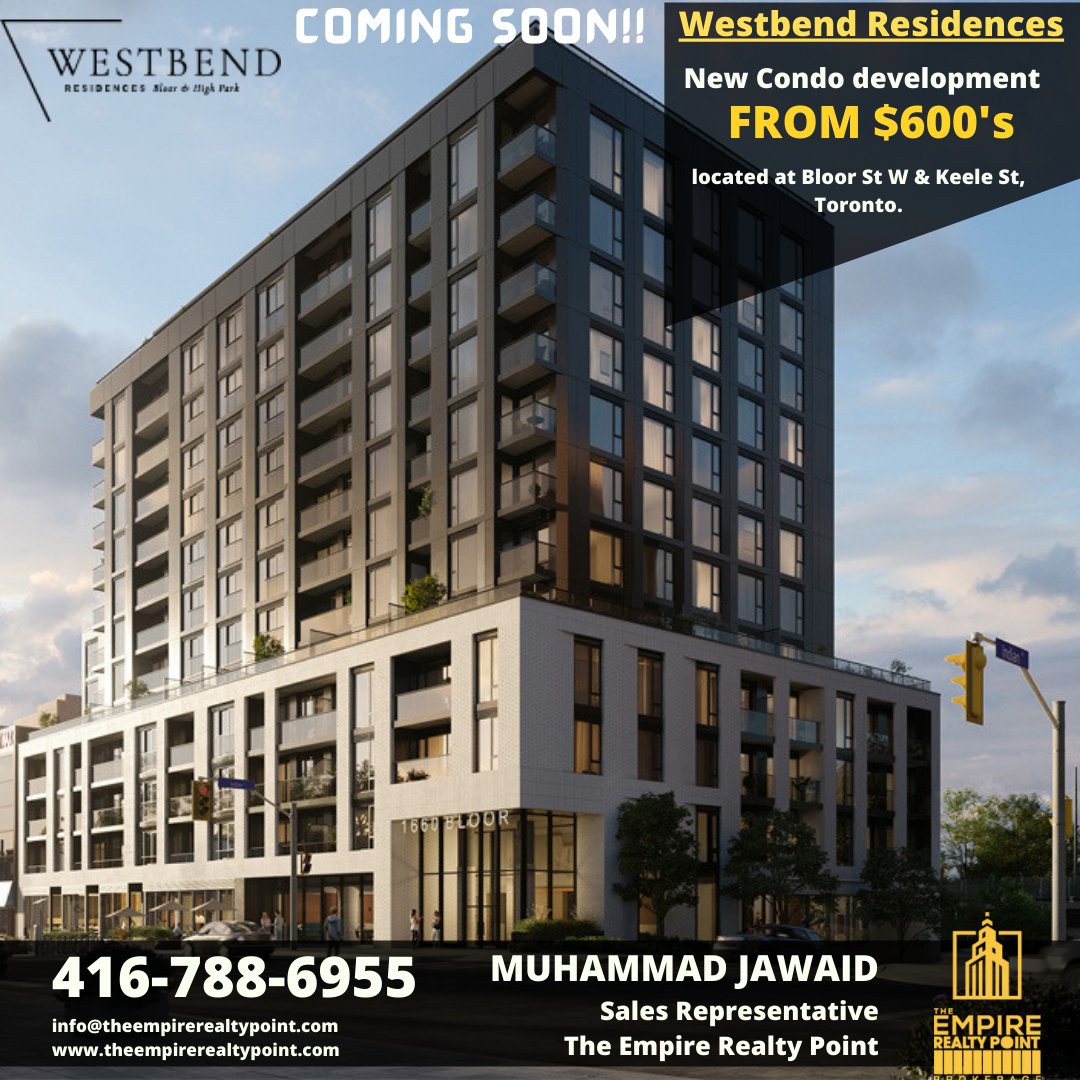 MJawaid24's tweet photo. Westbend Residences
#RealEstateInvestment #HomeBuying #HouseHunting #DreamHome  #HomeBuyers #GetYourHome #RealEstateProject #condosforsale #Apartmentforsale #newproject #brampton #bramptonrealestate #toronto #torontorealestate #torontocanada #homedecor #homeinspiration #newhomes https://t.co/nM7cboI9z6