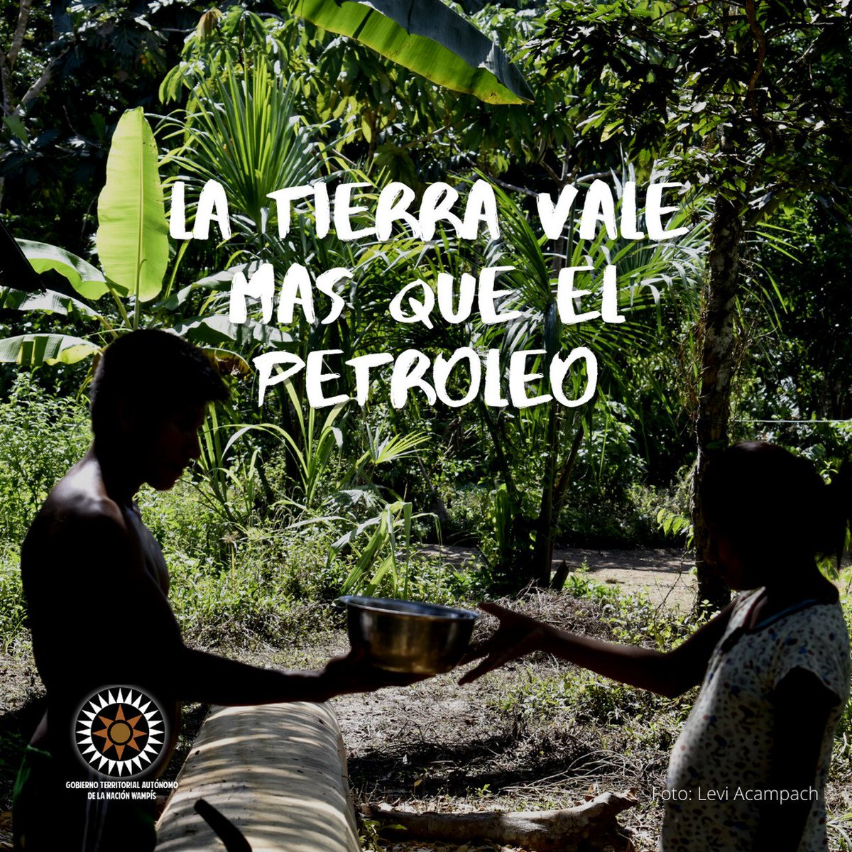 NacionWampis's tweet photo. En el #diadelatierra #EarthDay2022 los y las Wampís reiteramos nuestro compromiso de cuidado y protección de nuestro territorio, el cual queremos libre de petróleo. #AtsaPetroperú #FueraPetroperú #CancelBlock64 @amazonwatch @petroperu_sa @Perupetrosa @MinemPeru @PedroCastilloTe https://t.co/OLqgd1Q12j