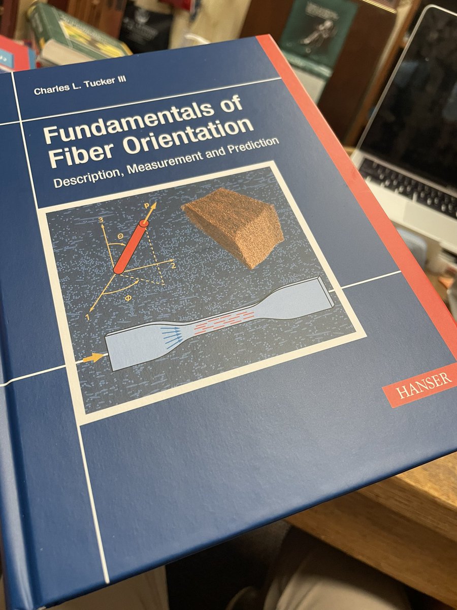 PlasticsProf's tweet image. Today I received my friend and mentor Chuck Tucker’s  new book Fundamentals of Fiber Orientation @hanserverlag