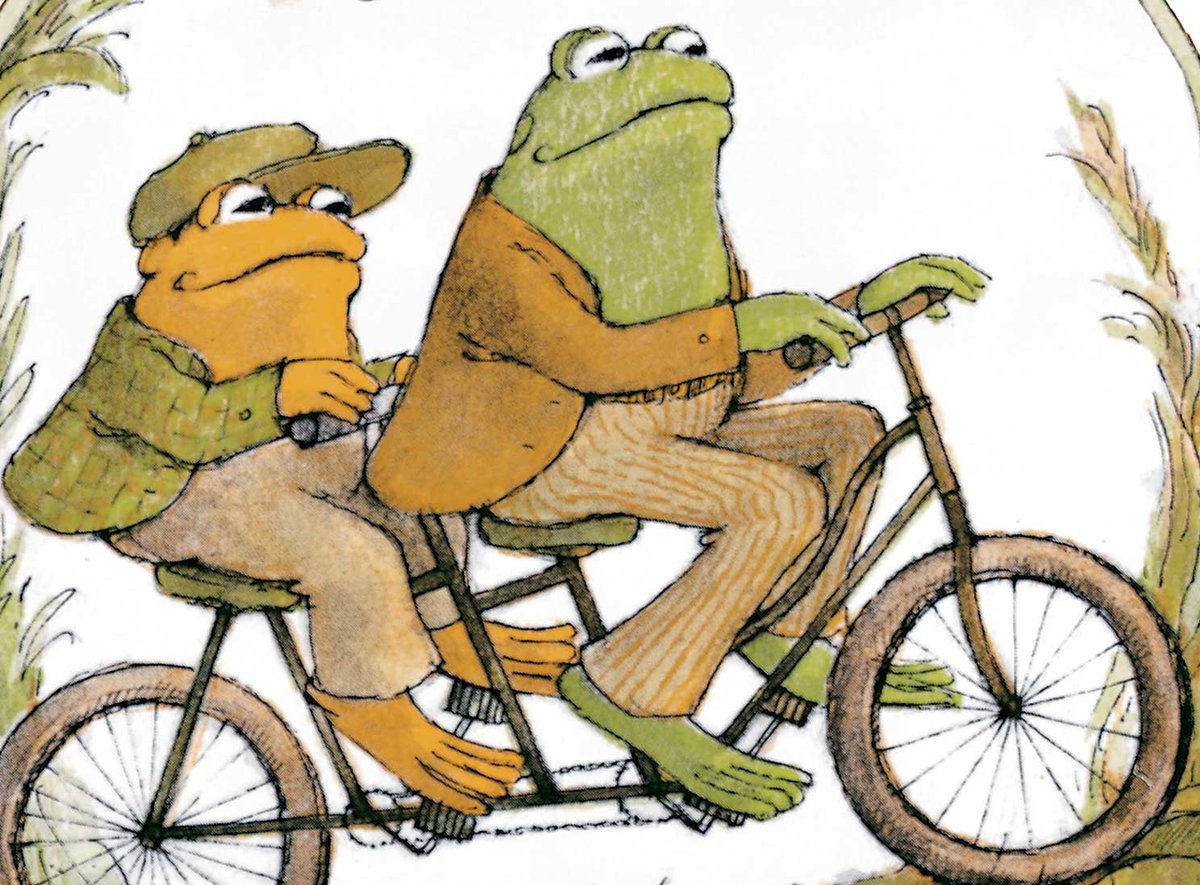 SketchesbyBoze's tweet photo. when the long winter of covid is over we deserve a Frog &amp; Toad summer https://t.co/5TFtgLVm0V