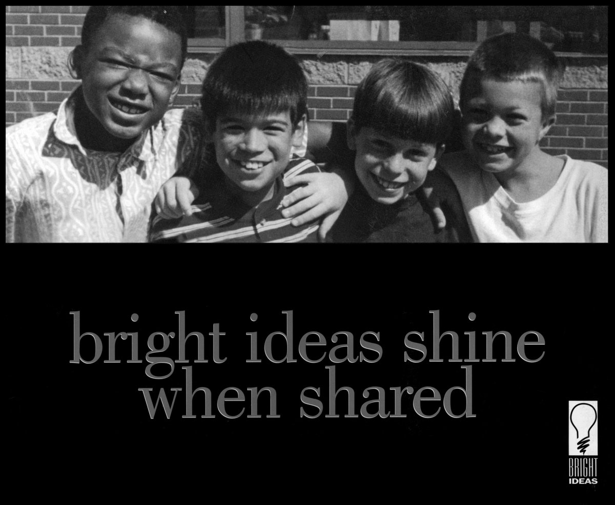 ‘Bright Ideas shine when shared’ – This Bright Ideas campaign was one of the program’s first back in 1996! 
#ThrowbackThursday