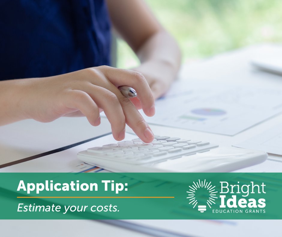 All applications must include accurate estimated costs for the project and show exactly how the money will be spent. Only request the amount you need to successfully administer your project. Grant amounts of up to $2,500 are available in most areas!