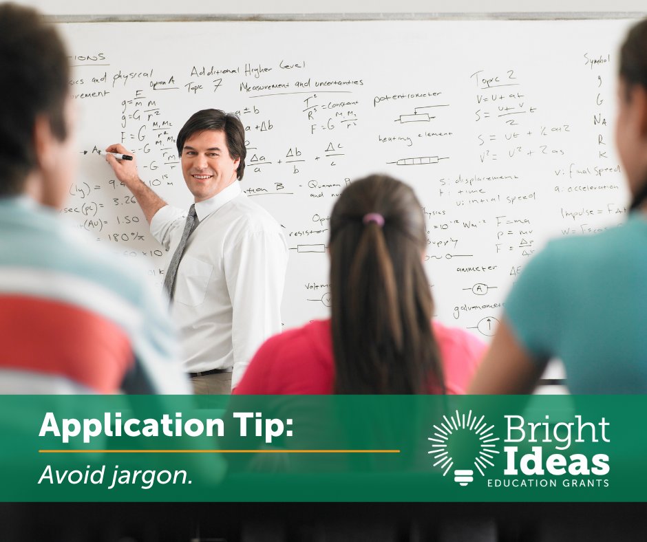 Keep it simple! Avoid using jargon, spell out acronyms and explain terms that non-educators may not understand.