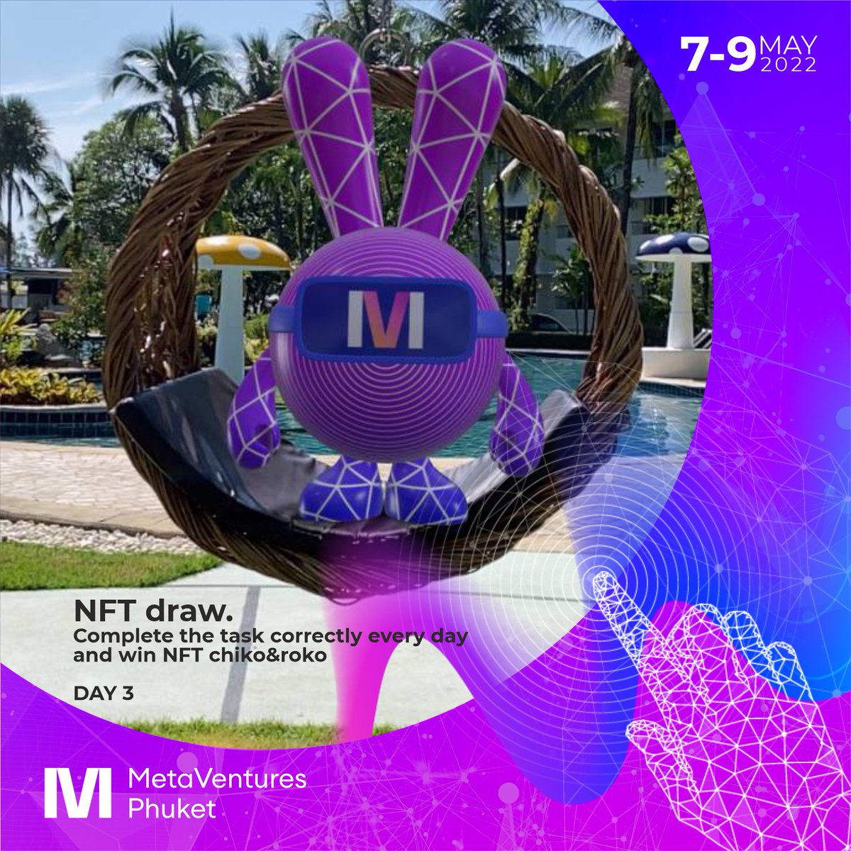 🔥Collaboration with our partners Chiko&amp;Roko @chiko.roko created a new NFT for our event. It was created in a limited collection of only 2888 pieces. 300 pieces have already gone to the first lucky ones!

Within 8 days we will draw them for you.

Today is the third day, let's go!