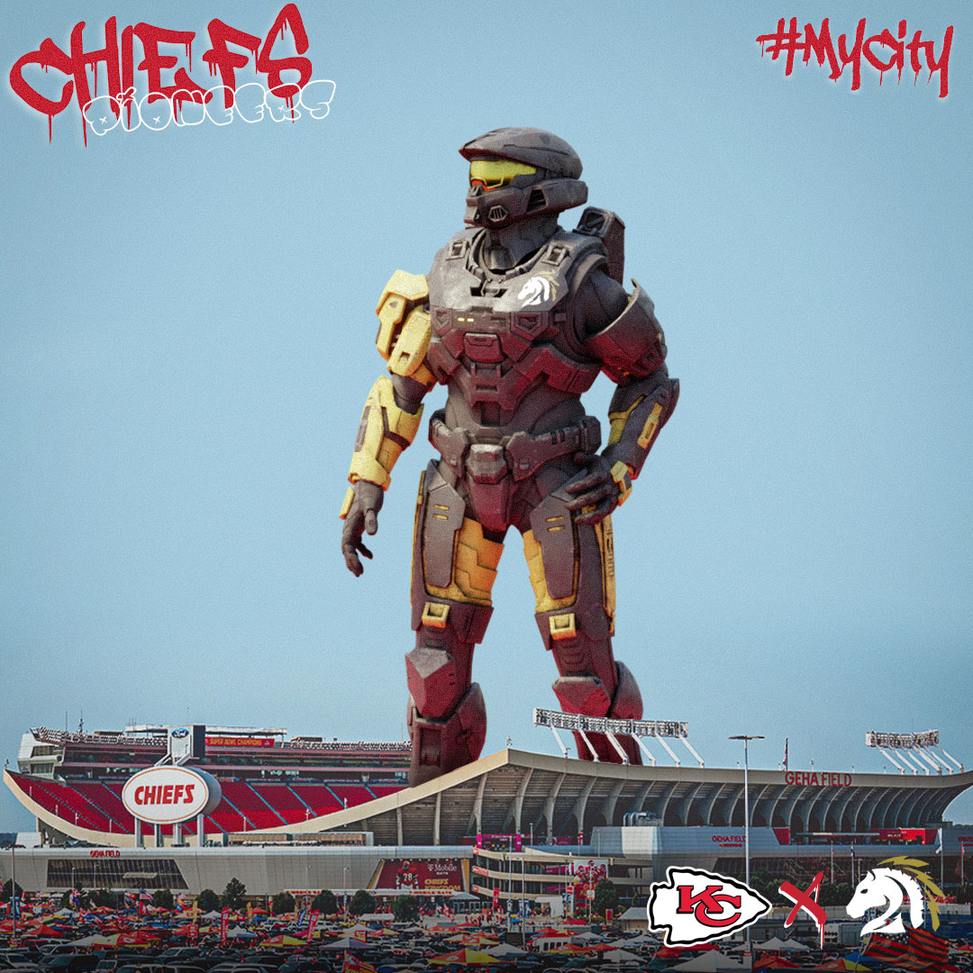 Kansas City Chiefs 🤝 Master Chief Hoping our hometown team, @PioneersGG, finishes the fight in the Halo Championship Series right here in KC‼️ #MyCity