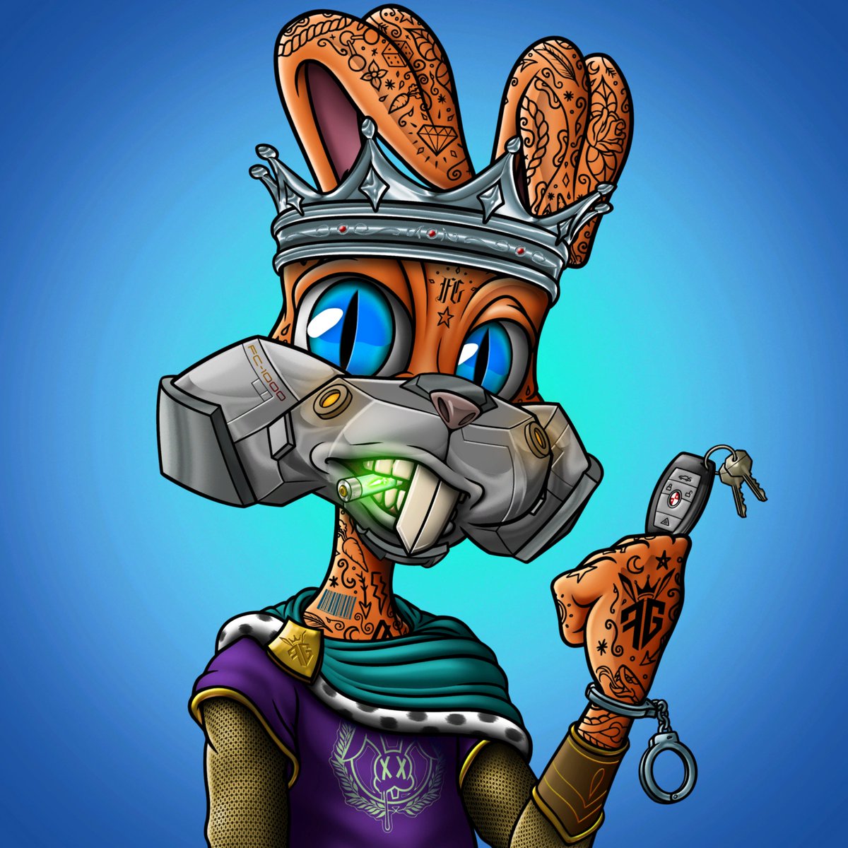 ALGOxNFT's tweet photo. Robo 🤖 Flemmie 🐰 👑

Sold at #auction earlier today for a whopping 3069A!

Biggest FC sale of the collection yet!

Rank #10 out of 3369 🥇 🏆🥳

https://t.co/Mo5a0dEX8j

#FlemishGiant #FlemishClones #KingClone #ALGO #NFT #AlgoNFT #AlgoFam #Algorand #Auctions #NoFeeForFlemmy https://t.co/s4iQX0wjsM
