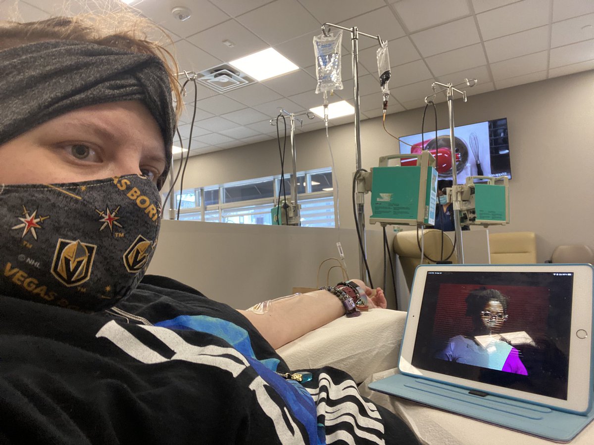 Desert_Despoina's tweet photo. Sitting down for Iron infusion and catching up on this week’s #KOllOK episode #ttrpg #irondefiency #anemia https://t.co/ILkG1eHAu2