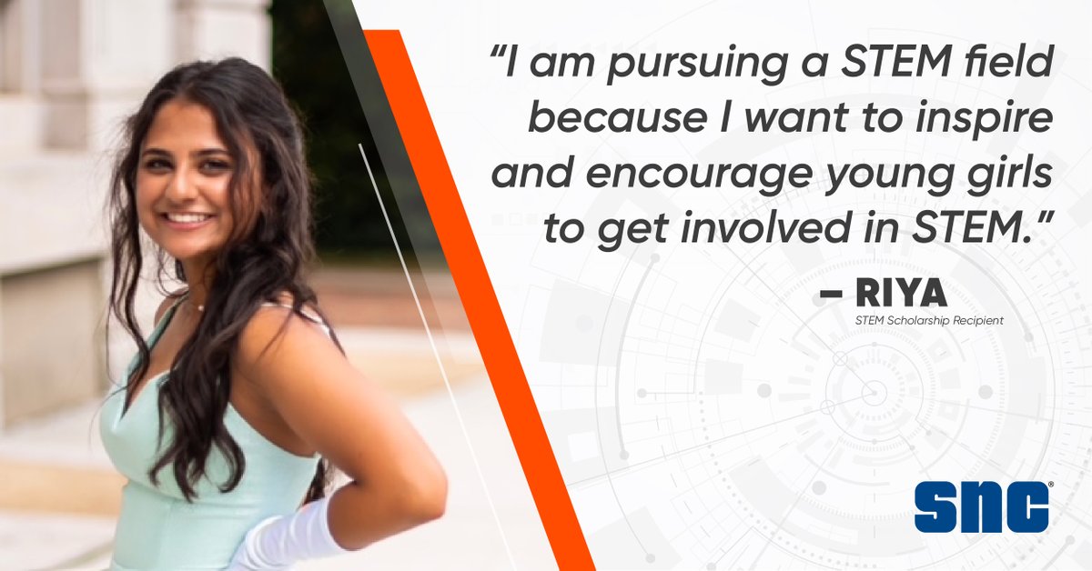 SierraNevCorp's tweet photo. This week we are congratulating our 2022 SNC Women in STEM scholarship winners. Riya is studying Aerospace Engineering at Georgia Institute of Technology &amp; hopes to get more young girls involved in STEM. #STEM #SNCSTEM #WomenInSTEM #Scholarship #Careers https://t.co/3mKF68LZPR https://t.co/IsA9I4W4yq