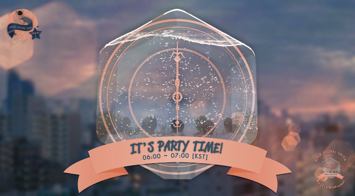 ACEGlobalUnion's tweet photo. [🥳 #ChoiceYTStreamParty]

Here we go again!
From 06:00 till 07:00 AM🇰🇷 we'll have 1 more hour of YouTube streaming - at METASTREAM (or manually)!

    🎉 https://t.co/ouUujk6y9K

Join us! 🥰

⌜@official_ACE7 • #ACE • #에이스 • #ChoiceYouTubeTeam • #ACE1stWinProject ⌟ https://t.co/DyZkDN0Acy