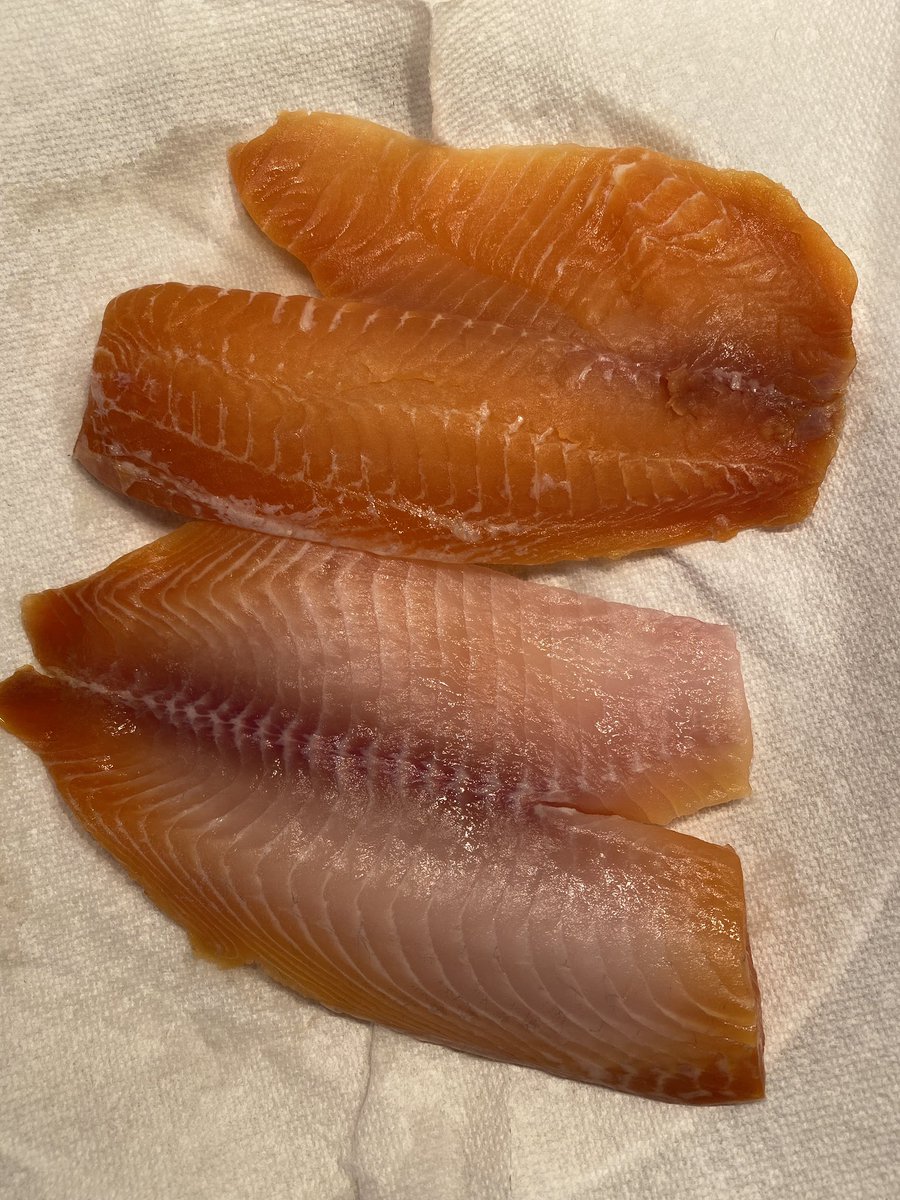 Anyone ever seen tilapia turn orange?! Bought from <a href="/SamsClub/">Sam’s Club</a> and that it was just the packaging!