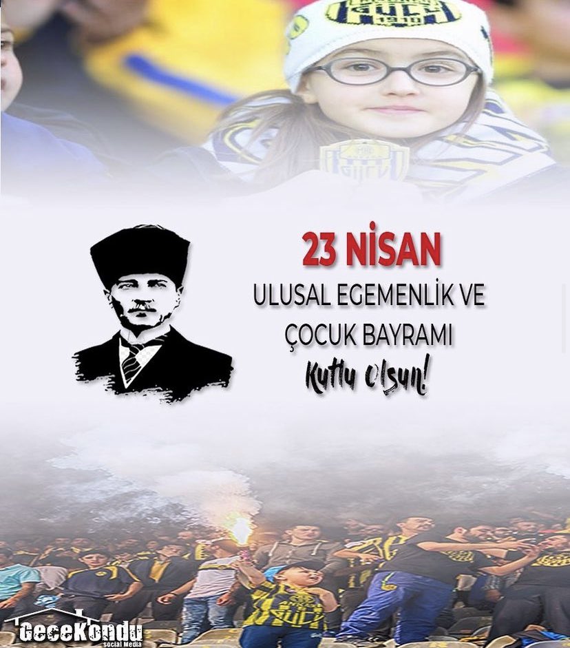 "Küçük hanımlar, küçük beyler! Sizler hepiniz geleceğin bir gülü, yıldızı ve ikbal ışığısınız. Memleketi asıl ışığa boğacak olan sizsiniz." 

 -Mustafa Kemal Atatürk

23 Nisan Ulusal Egemenlik ve Çocuk Bayramı Kutlu Olsun. #23Nisan 

#Gecekondu