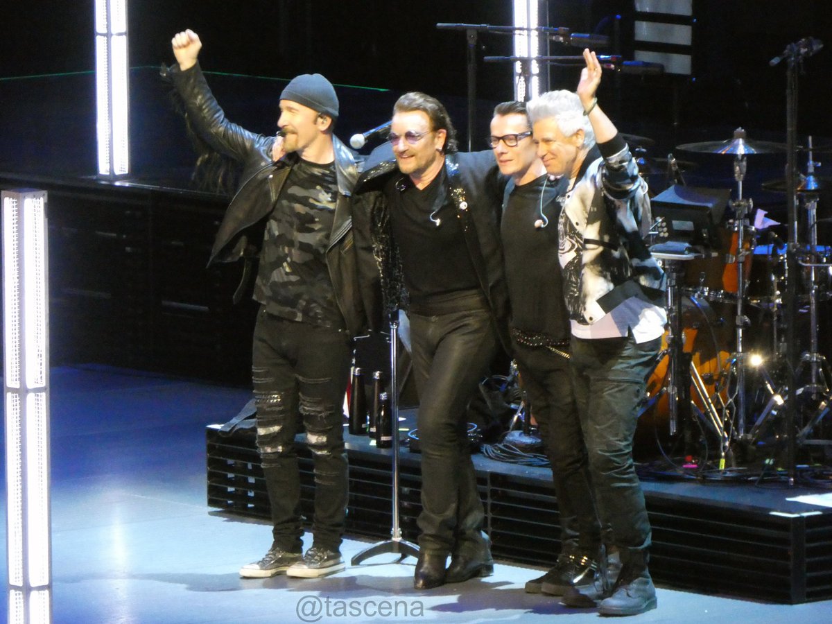 U2 at Madison Square Garden 2018 #U2 #Bono #TheEdge #AdamClayton #LarryMullenJr #U2EITour