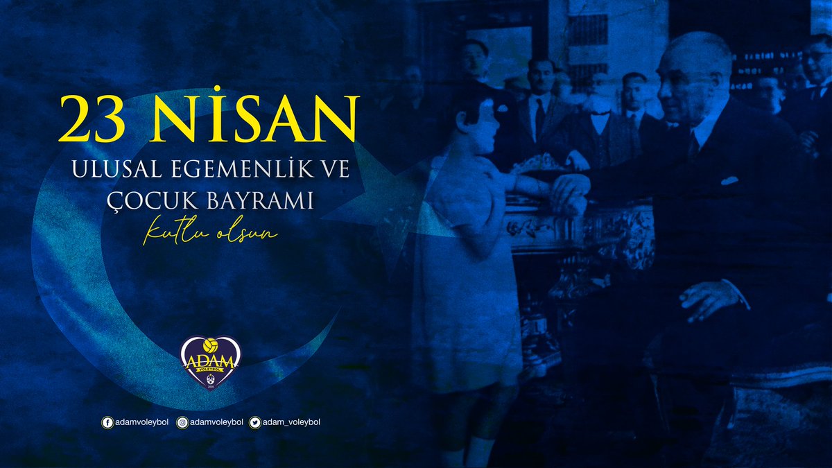 23 Nisan’da “Çocuğum”
19 Mayıs’ta “Gencim”,
30 Ağustos’ta “Zaferim”
29 Ekim’de “Cumhuriyet’im…”

Çünkü Ben;
Mustafa Kemal Atatürk’ün
Emanetlerinin Bekçisiyim!!

23 Nisan Ulusal Egemenlik ve Çocuk Bayramınız kutlu olsun! 🇹🇷

#OneTeamOneDream