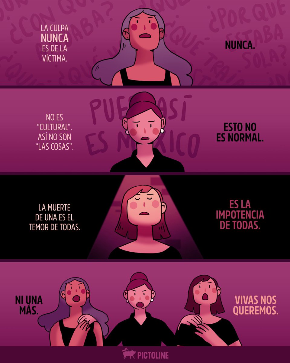 pictoline's tweet image. #NiUnaMenos