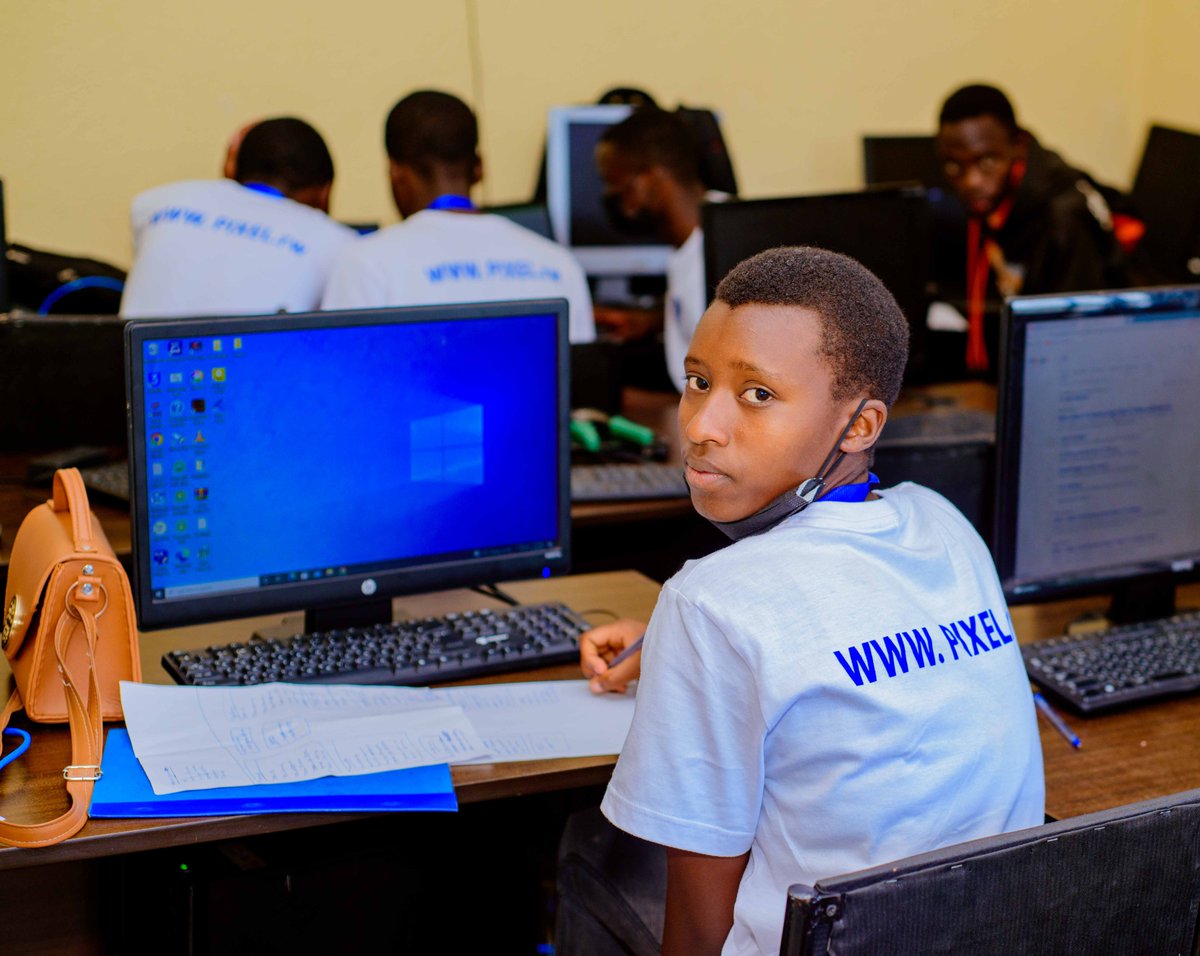 PixelIncLtd's tweet photo. We have received students from different Secondary schools for their academic internships. We  are happy to train them a practice of ICT ( Software Development  and Networking ). #ubumenyingiro @RTB_Rwanda https://t.co/SIgT16HlAJ