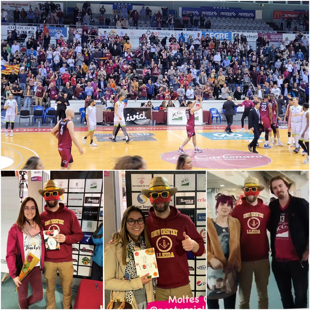 postudelleida's tweet photo. Increïble partit del @flleida però més de l'afició que ho ha donat tot! Gràcies als que heu vingut a saludar i comprar #PostuLlibres! Demà seguim! #SantJordi2022 https://t.co/BZb5mBMabd