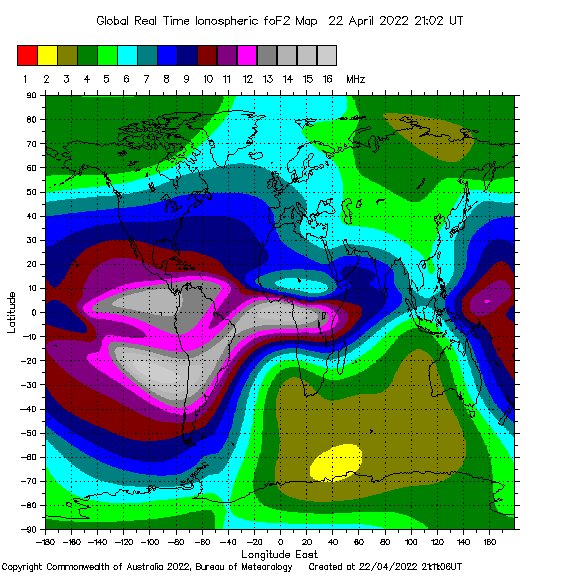 Global Optimum NVIS Frequency Map Based Upon Hourly Ionosphere Soundings via https://t.co/6WcAAthKdo #hamradio https://t.co/UW8A38X8RY