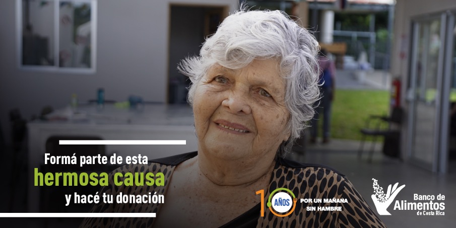 Juntos podemos erradicar el hambre, apoyemos a más de 40 personas al mes. Hacé tu donación a través de Sinpe Móvil al 87098763 o en el botón “Donar” en nuestra página bancodealimentos.or.cr